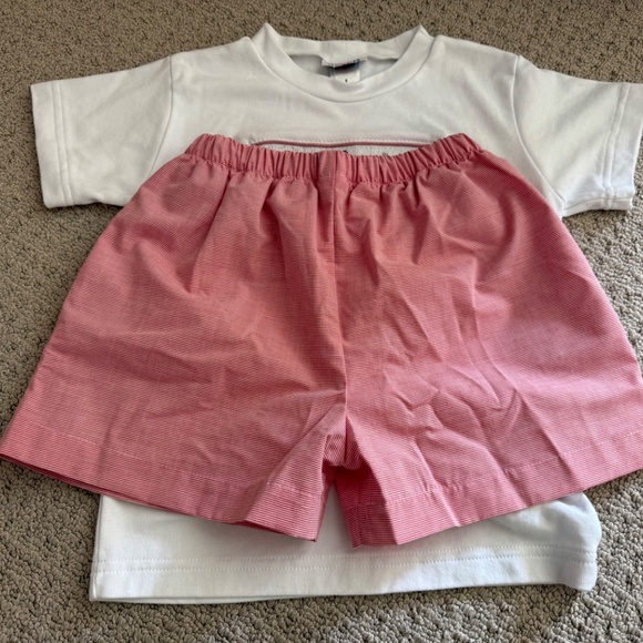 Ruth and Ralph Circus Smocked Set Boys Sz 6 NWOT - Picture 4 of 4